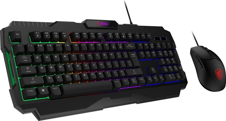MSI FORGE GK100 COMBO Keyboard Mouse S11 04US20L HH9 side view