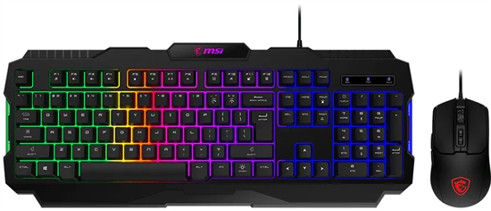 MSI FORGE GK100 COMO TECLADO MOUSE FRONT VIEW 1