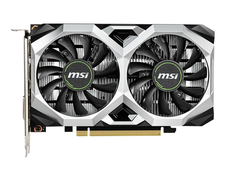 MSI GeForce GTX 1650 D6 VENTUS XS OC front view