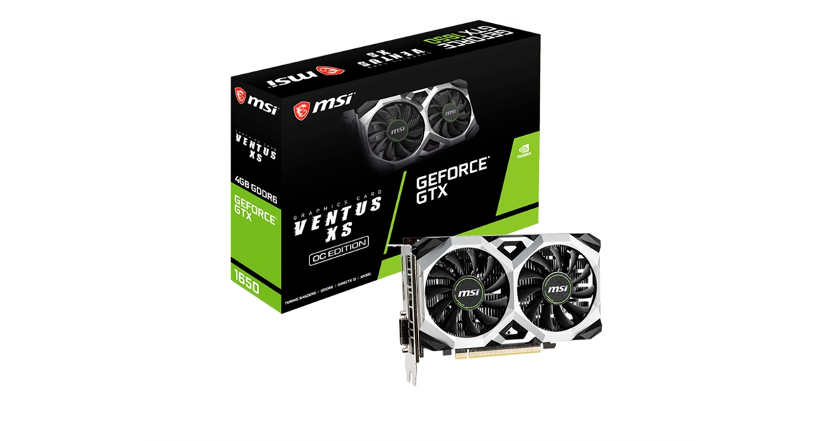MSI GeForce GTX 1650 D6 VENTUS XS OC in Peru Pana Compu