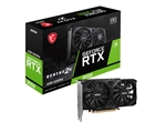 MSI GeForce RTX 3050 VENTUS 2X 6G OC - Graphics Card, 6GB GDDR6, 96 bit, 1492MHz, 2304 Cuda Cores, PCI-Express 4.0, 1x DisplayPort 1.4a, 2x HDMI 2.1, 4.6 OpenGL