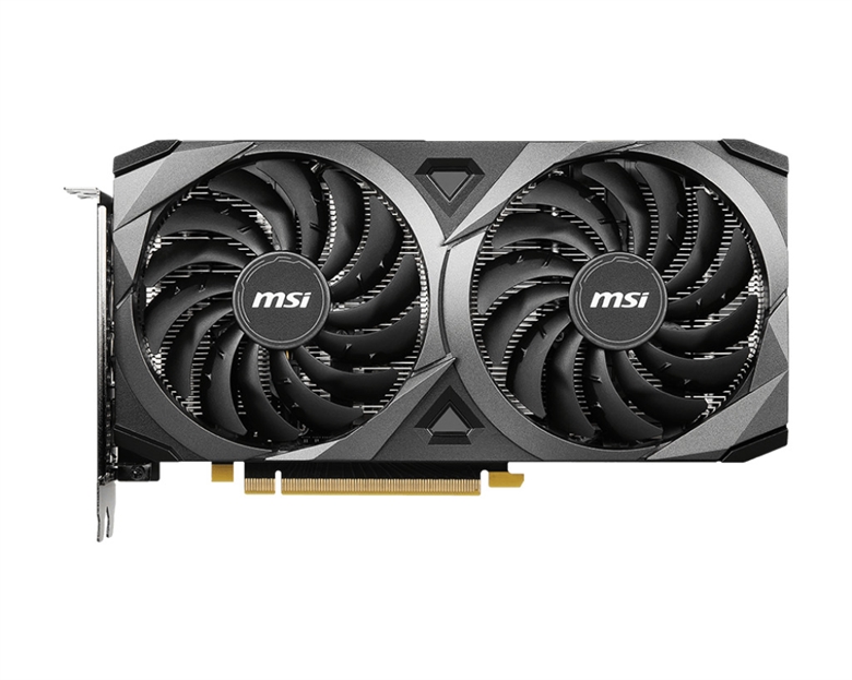 MSI GeForce RTX 3060 VENTUS 2X 12G OC front view