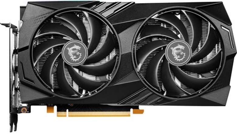 MSI GeForce RTX 4060 front view