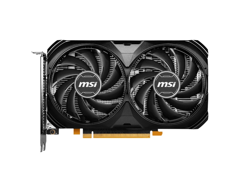 MSI GeForce RTX 4060 VENTUS 2X BLACK 8G OC front view