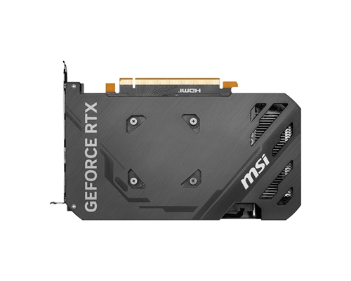 MSI GeForce RTX 4060 VENTUS 2X BLACK 8G OC top view