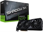 MSI GeForce RTX 5070 SHADOW 3X OC - Tarjeta de Video, 16GB GDDR7, 256 bit, 2482MHz, 8960 Núcleos Cuda, 1x HDMI, 3x DisplayPort, OpenGL 4.6