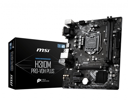 MSI H310MPRO-VDHPLUS Motherboard With Box View