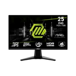 MSI MAG 255F E20 - Monitor Gaming, 24.5", FHD 1920 x 1080, IPS, Tiempo de Refresco 200Hz, HDMI, DisplayPort, Negro