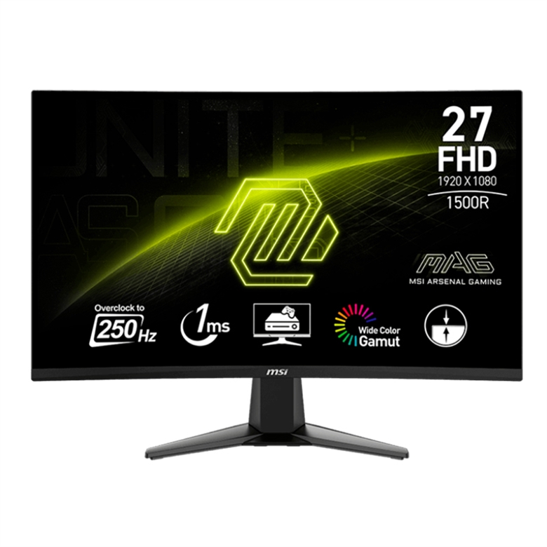 MSI MAG 27C6X - Monitor front view