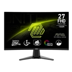 MSI MAG 27C6X - Monitor Gaming, 27", FHD 1920 x 1080, VA, 16:9, Tiempo de Refresco 250Hz, HDMI, DisplayPort, Negro