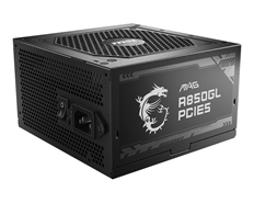 MSI MAG A850GL PCIE5 - Power Supply, 850W, 80 Plus Gold