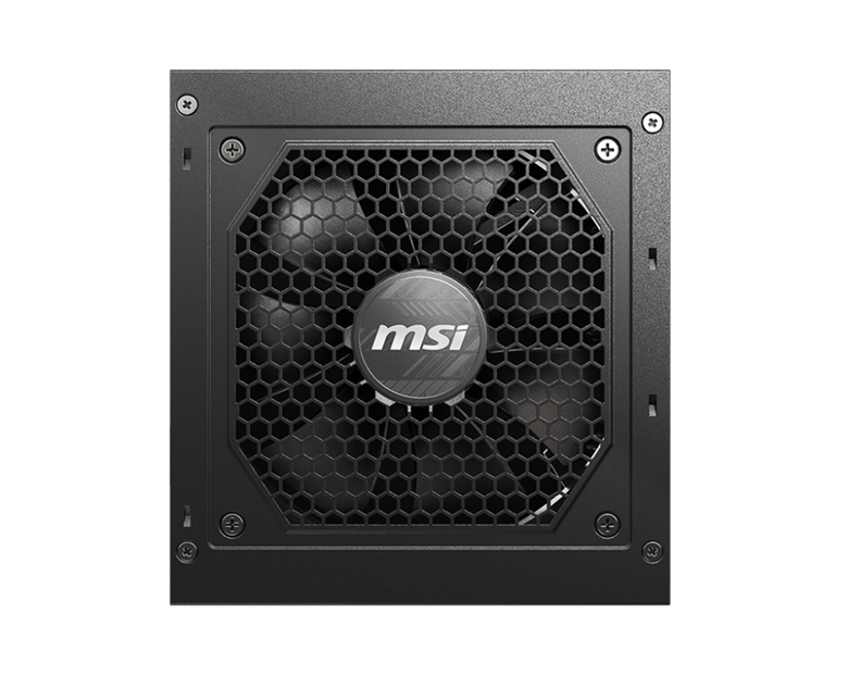 MSI MAG A850GL PCIE5 top view