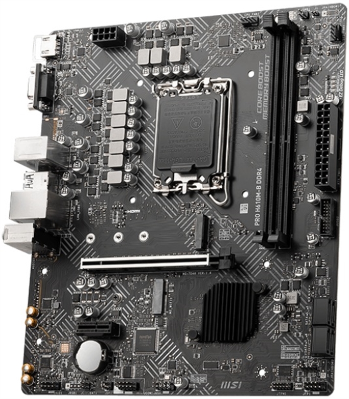 MSI MB H610M-G PRO DDR4 Front View 3