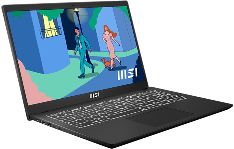 MSI Modern 15 B11M front left