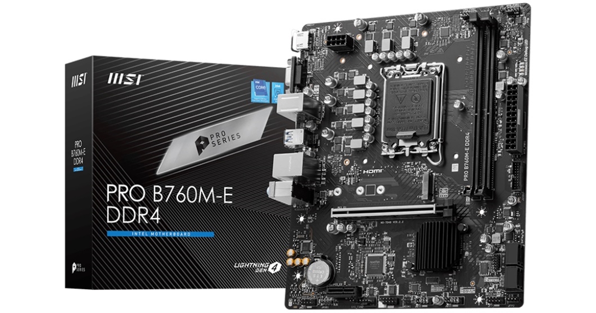 Compu Pro MSI PRO B760M-E in Peru | Pana Compu
