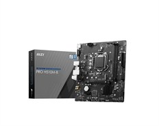 MSI PRO H510M-B - Tarjeta Madre, LGA 1200, mATX, Dual-Channel, 64GB DDR4 Memoria Máximo