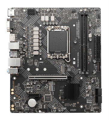 Placa Madre MSI PRO H610M-S DDR4-Vista Frontal