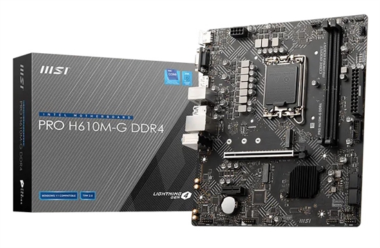 Placa Madre MSI PRO H610M-S DDR4-Vista general