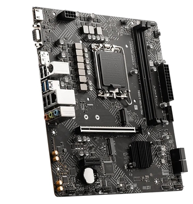 Placa Madre MSI PRO H610M-S DDR4-Vista Lateral