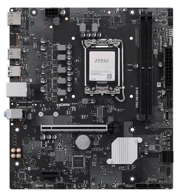 Tarjeta Madre MSI PRO H810M-E DDR5-Vista Frontal