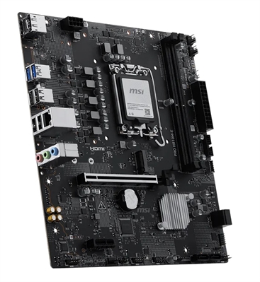 Tarjeta Madre MSI PRO H810M-E DDR5-Vista lateral