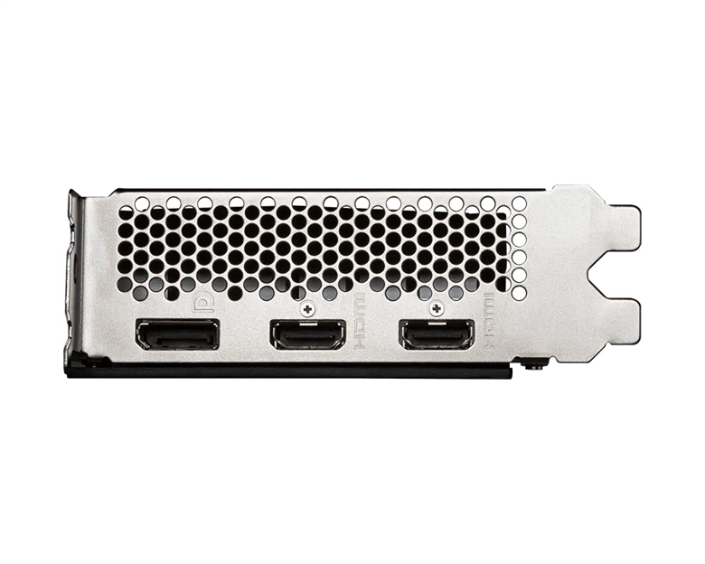 MSI RTX 3050 GAMING X 6G - Vista de Conexion