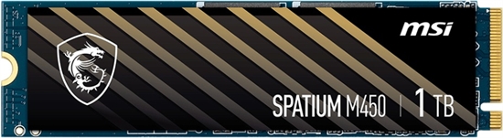 MSI SSD SPATIUM M450 NVME M 2 1TB Front View 1