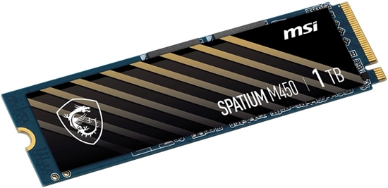 MSI SSD SPATIUM M450 NVME M 2 1TB Front View 2