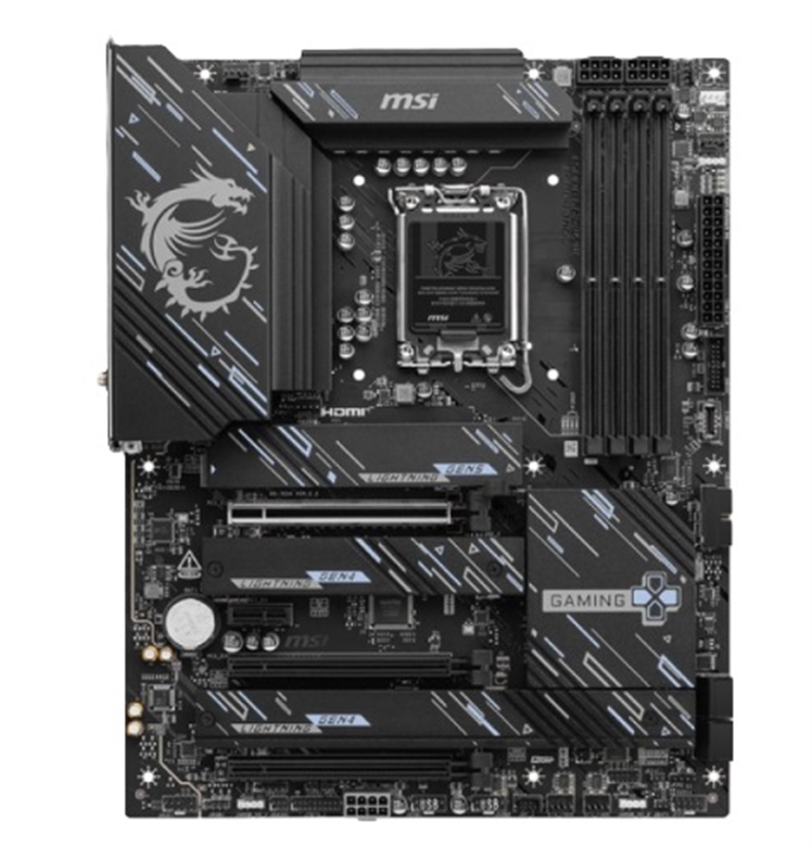 MSI Z890 Gaming Plus Wifi Motherboard VIEW 2