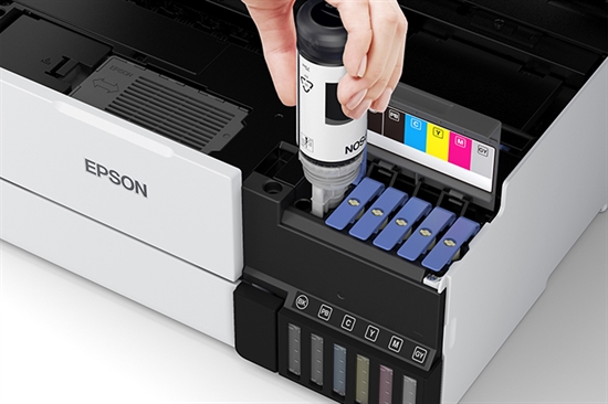 Multifuncional Epson EcoTank L8160 ink view