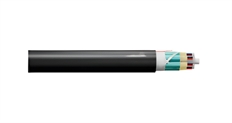 Superior Essex  - Cable de Fibra Óptica Multimodo OM4, Clasificación Riser para Interior y Exterior (OFNR), Amortiguación Ajustada de 6 Hilos, Protección contra la Humedad en Seco SAP