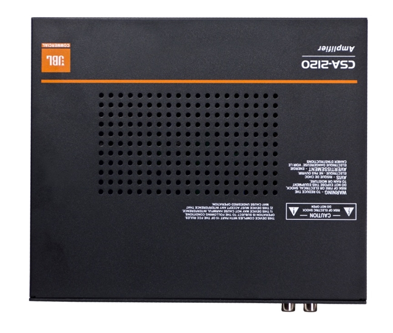 NCSA2120Z-U-EU 2-Channel Commercial Power Amplifier-Top View