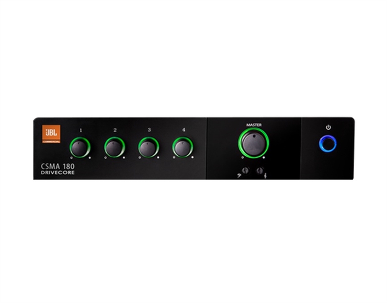 NCSMA180-U-US 4-Input 80W Commercial Mixer and Amplifier-Front View
