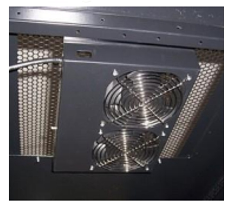 NEW-0951027 27U Wall Mount Enclosure with Glass Door-Side View