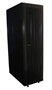 NEW-0978401 Black-42U Vented Floor Cabinet-Front View