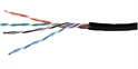 NEW-9806161 Negro-Cable-UTP-Cat6-de-Exterior-con-Gel-de-305m-Cable