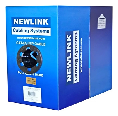 NEW-9806742 Blue-Cat6-UTP-Bulk-Cable-305m-Box View