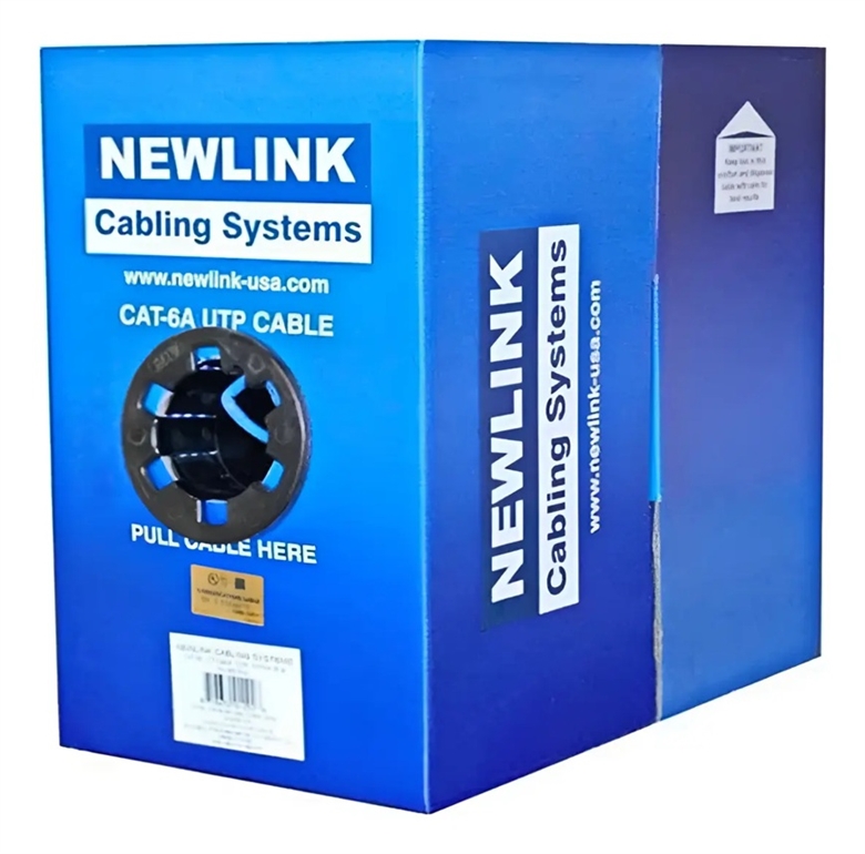 NEW-9806742 Blue-Cat6-UTP-Bulk-Cable-305m-Box View