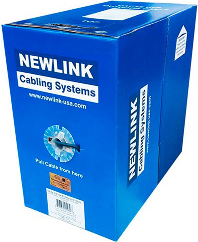 Newlink Cabling Systems UTP Cable Blue box view
