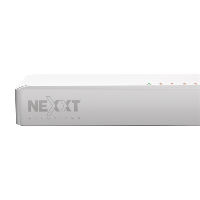 Nexxt Infrastructure Switch NSW N801 Nexxt Naxos801-G 8 Ports 16Gbps back view