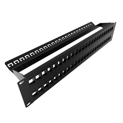 Nexxt Modular Rackmount Patch Panel aw192nxt40 back view