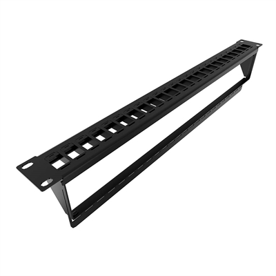 Nexxt Modular Rackmount Patch Panel aw192nxt40 front view