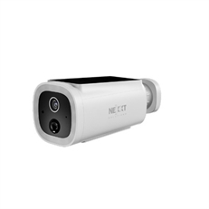 Nexxt Solutions NHC-OF30S  - 2K Wi-Fi Outdoor Security Camera with Solar Panel and Two-Way Audio