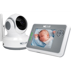 Nexxt RooMate AIWPTFI4U1 - Wireless Camera for Indoors, Temperature Sensor, 3.5 inch monitor