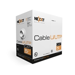 Cable En Bobina Nexxt Solutions  - CAT 5E, 305m, Gris, CMX, UTP