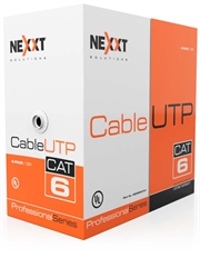 Cable en Bobina Nexxt Solutions  - CAT 6, 305m, Rojo, CM, UTP