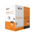 Cable en Bobina Nexxt Solutions - Cat 6, 305m, Gris, CM, U/UTP