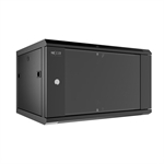 Nexxt Solutions NEC-F4U64B - Gabinete de Pared con Puerta de Vidrio , Ensamblado, 4U, 450mm