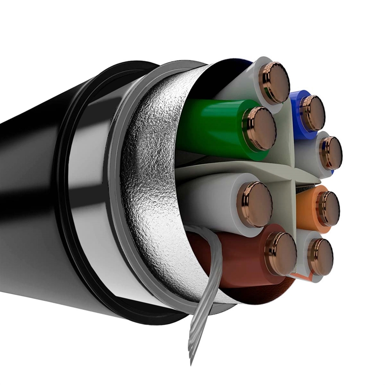 Nexxt Solutions Cat6 305m Black CMX FUTP ab356nxt37 back view