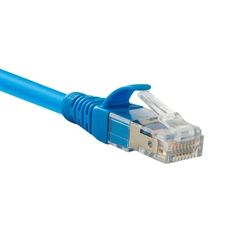 Cable de Conexión Nexxt Solutions  - CAT 6A, RJ-45 (M), 90cm, Azul, LSZH, UTP